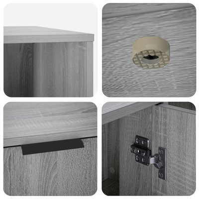 Meble dla kota Szary Sonoma 100 x 49 x 45 cm