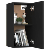 vidaXL Szafki telewizyjne, 2 szt., czarne, 30,5x30x60 cm