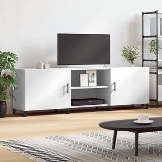 vidaXL Szafka pod TV, biała, 150x30x50 cm, materiał drewnopochodny model standard