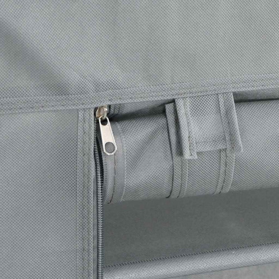 Szafka na buty Szara 60,5x30x97 cm Tkanina Non-woven