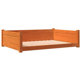 vidaXL Legowisko dla psa, woskowy brąz, 105,5x75,5x28 cm, sosnowe