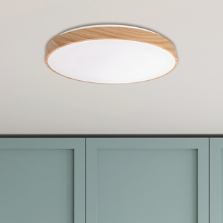 FIGARO lampa sufitowa plafon drew. 24W LED 3000/4500/6000K 38cm kl. biały, pilot