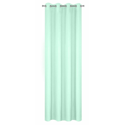 Zasłona Adore jasnomiętowa 140x250