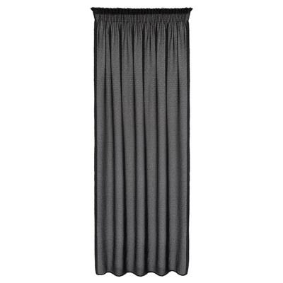 Zasłona Agis czarna 140x270
