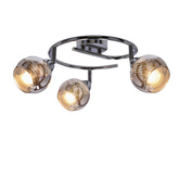 Lampa sufitowa spirala 3X10W E14 LED chrom FORT 98-62833