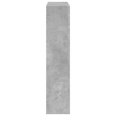 Obudowa kominka, szarość betonu, 81x18x82 cm