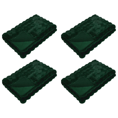 Koc antypoślizgowy z sztucznego futra królika Olite 4 pcs