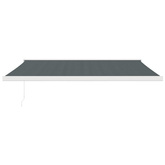 vidaXL Zwijana markiza, antracytowa, 4x3 m, tkanina i aluminium