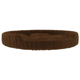 vidaXL Legowisko dla psa, brązowe, 70x55x23 cm, pluszowe