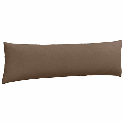 Poduszki na sofę 2 pcs Brązowy 145 x 40 cm tkanina