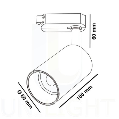 LAMPA SZYNOWA MOBI TRACK GU10 BIALY 1-FAZOWA SZYNOPRZEWÓD