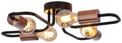Lampa sufitowa 4xE27 48cm czarna HERPE 34-66923