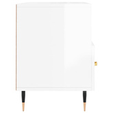 vidaXL Szafka pod TV, biała, wysoki połysk, 102x36x50 cm