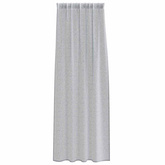 Firany Voile 2 pcs Ciemnoszary 225 x 140 cm Poliester