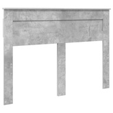 Ramka łóżka Betonowy szary 140 x 200 cm Drewno inżynieryjne