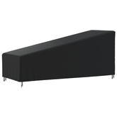 vidaXL Pokrowiec na leżak, czarny, 195x76x40/80 cm, Oxford 420D