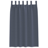 Firany blackout z kółkami 2 pcs Antracyt 175 x 140 cm Poliester
