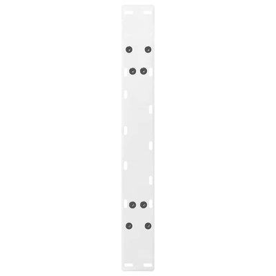 Nogi do stolika kawowego w kształcie litery A 2 szt. Białe 70x(42-43) cm Stal