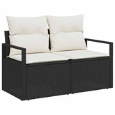 Sofa Ogrodowa z poduszką 120 x 62 x 69 cm polirattan