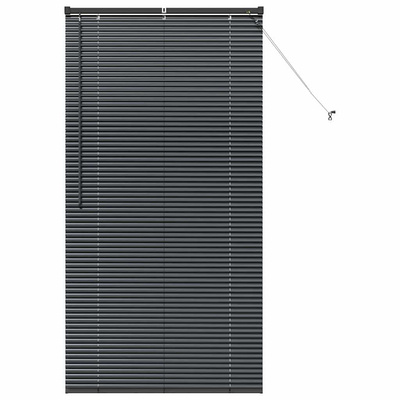 Żaluzje weneckie Czarny 175 x 95 cm Aluminium