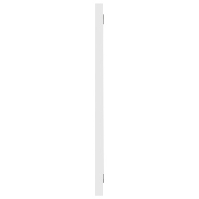 vidaXL Lustro łazienkowe, białe, 60x1,5x37 cm, płyta wiórowa