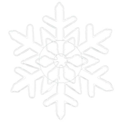 Śnieżynka na Boże Narodzenie Niebieski 55,5 x 55,5 x 0,75cm PVC