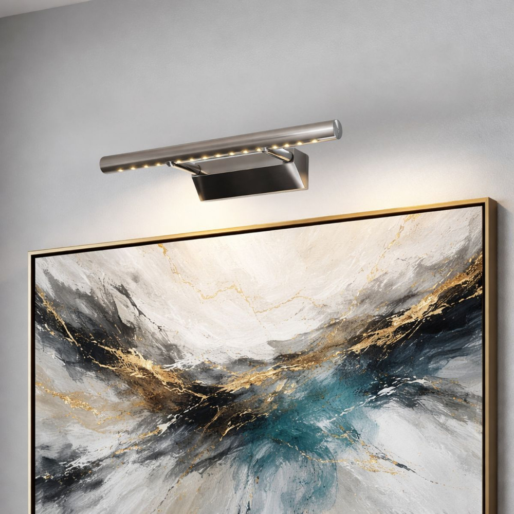 Lampa ścienna kinkiet led 5w forte 20-26996 led rurka okrągła satyna