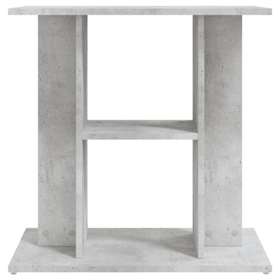 Stojak pod akwarium Betonowy Szary 60x30x60 cm Drewno konstrukcyjne