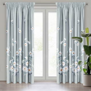 Zasłona Nila srebrna 140x270