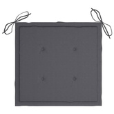 vidaXL Składane krzesła ogrodowe z poduszkami, 8 szt., drewno tekowe