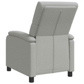 Fotel recliner Szary chmur tkanina