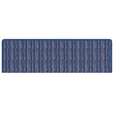 Samoprzylepne maty na schody 15 pcs Niebieski 65 x 21 x 4 cm