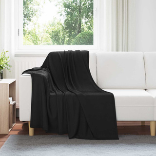 Koce narzutowe 24 pcs Czarny 170 x 130 cm Polar