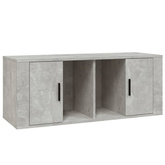 vidaXL Szafka pod TV, szarość betonu, 100x35x40 cm model standard