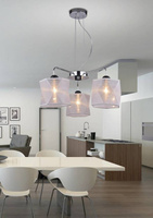 Lampa wisząca sufitowa chromowa regulowana 3x40W Nosja Candellux 33-58720