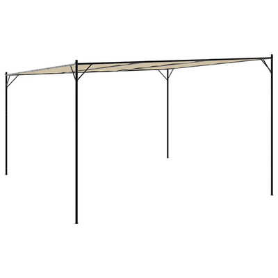 Altana, beżowa, 4x4 m, 180 g/m?, tkanina i stal
