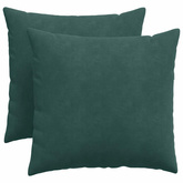 Poduszki na sofę 2 pcs Ciemna zieleń 50 x 50 cm