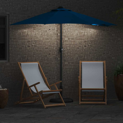 Parasolka ogrodowa 294 x 150 x 223 cm Poliester i Stal