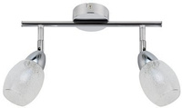 Lampa sufitowa RICO listwa regulowana LED 2-punktowa do salonu metalowa