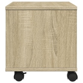 Stojak pod drukarkę, z kółkami, dąb sonoma, 41x32x34,5 cm