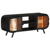 Szafka pod TV, 110x30x45 cm, lite drewno odzyskane vidaXL