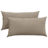 Poduszki na sofę 2 pcs Ciemnoszary 80 x 40 cm tkanina