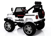 Auto na Akumulator S2388 Pilot Światła LED Radio Jeep Biały 4x45W
