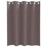 Firany blackout z kółkami 2 pcs Ciemny brąz 140 x 140 cm