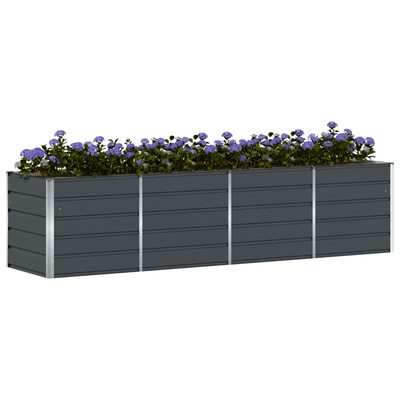 Donica Antracyt 320 x 80 x 75 cm Stal