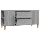 vidaXL Szafka pod TV, szary dąb sonoma, 102x44,5x50 cm