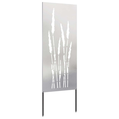 Ekran zapewniający prywatność w ogrodzie Srebrny 50 x 140 cm