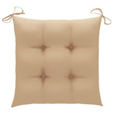 vidaXL Składane krzesła ogrodowe z poduszkami, 2 szt., bambusowe