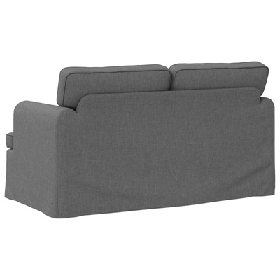 Sofa Ciemnoszary 144 x 80 x 85 cm tkanina