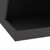 Kominek Czarny 50 x 50 x 100 cm Stal